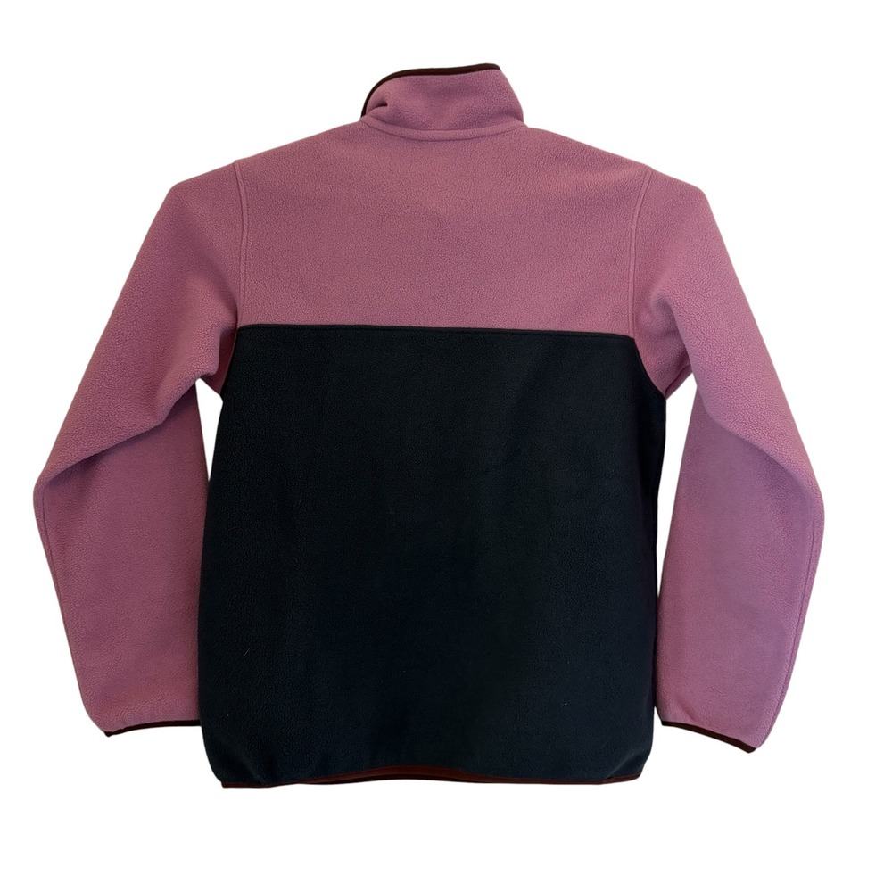 Patagonia Synchilla Snap-T Fleece Pullover Pink Navy Blue Womens Large STY25455 - Picture 3 of 11